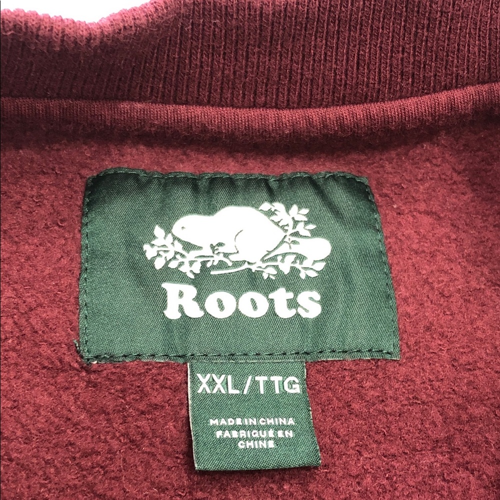 🦫Roots Men’s Crewneck Sweatshirt – XXL – Maroon - Picture 2 of 11